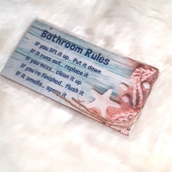 Bathroom RULES! - Picture 7 of 7